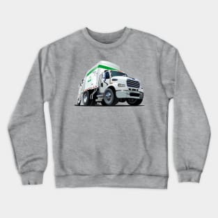 Cartoon Garbage Truck Crewneck Sweatshirt